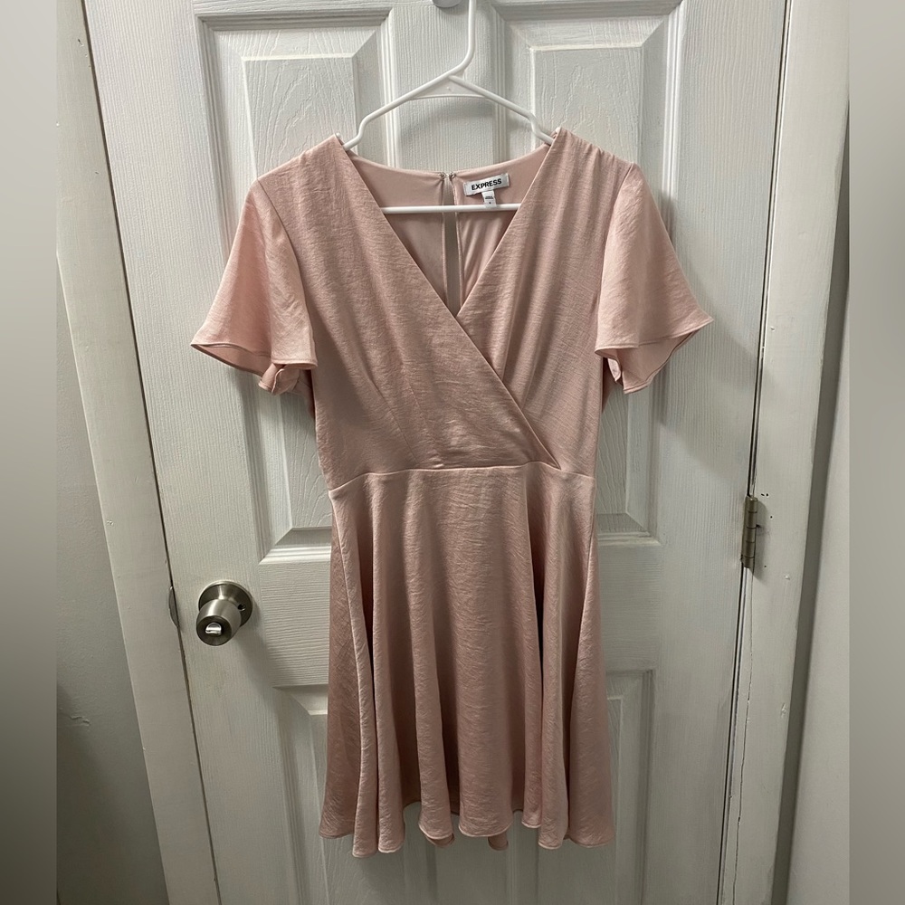 Blush Pink Mini Dress